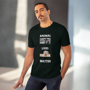 Organic Cotton Animal Lives Matter ALM T-Shirt TEE Men Womens