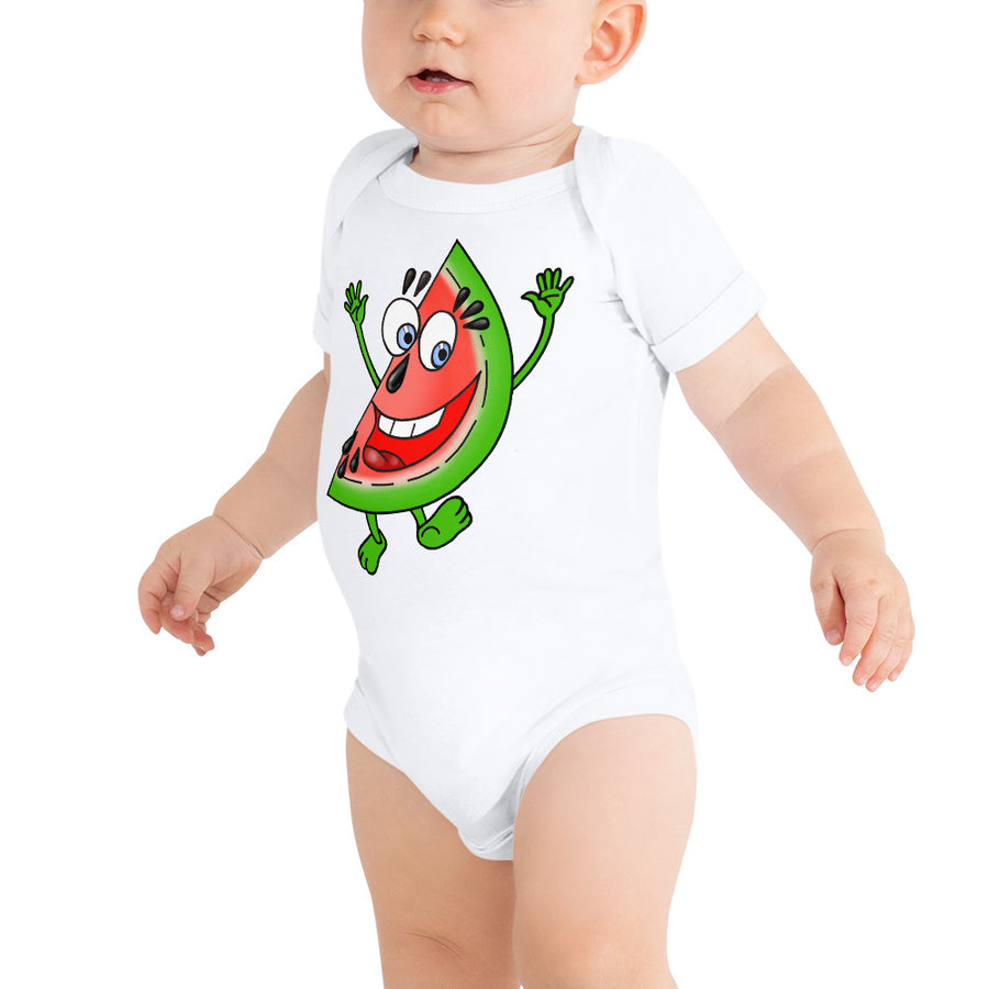 '' Watermelon'' baby bodysuit - vegan-styles