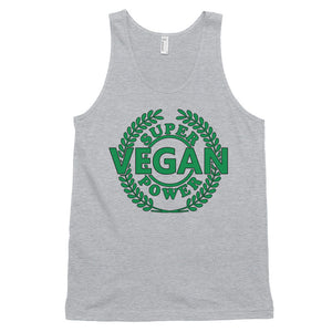 Vegan-Styles "Vegan Super Power" Classic tank top (unisex) - vegan-styles