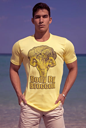 "Body By Broccoli" T-Shirt - vegan-styles