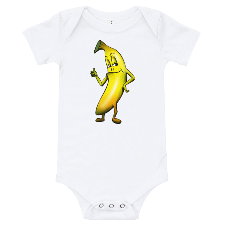 '' Mr Banana'' baby bodysuit kids - vegan-styles