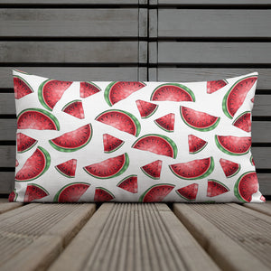 '' Watermelon'' Premium Pillow - vegan-styles