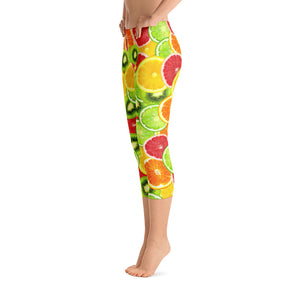 "Citrus" Capri Leggings - vegan-styles