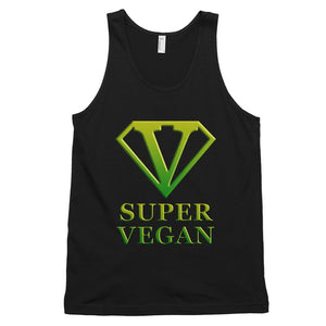 "Super Vegan" tank top (unisex) - vegan-styles