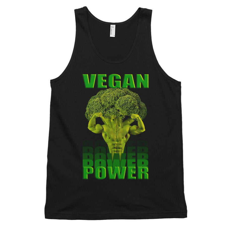 "Vegan Power" tank top (unisex) - vegan-styles