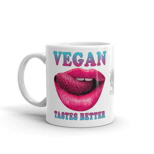 Vegan-Styles "Vegan Tastes Better" Ceramic Mug - vegan-styles
