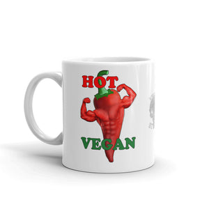 Vegan-Styles "Hot Vegan" Ceramic Mug - vegan-styles
