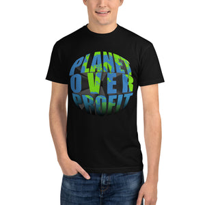 "Planet Over Profit" Sustainable T-Shirt - vegan-styles