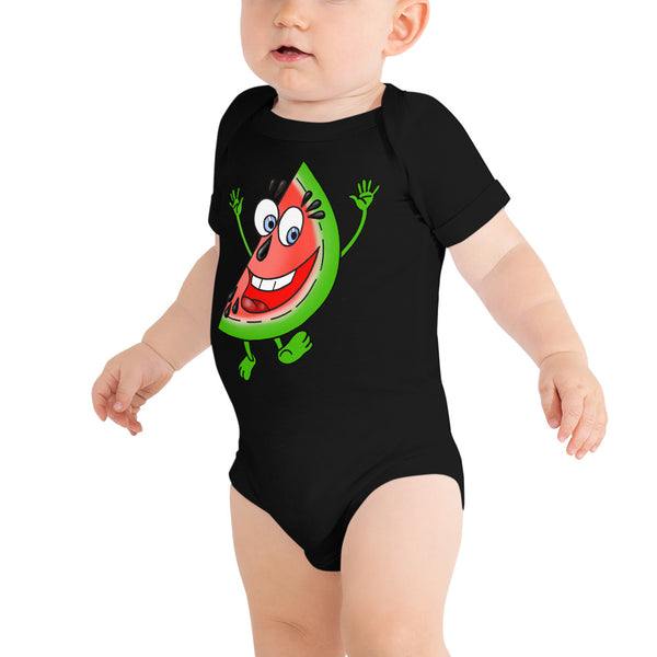 '' Watermelon'' baby bodysuit - vegan-styles