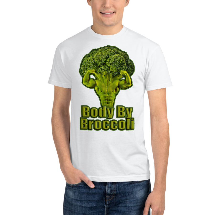 "Body By Broccoli" Sustainable T-Shirt - vegan-styles