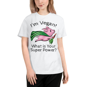 "I'm Vegan" Unisex Eco Tee - vegan-styles