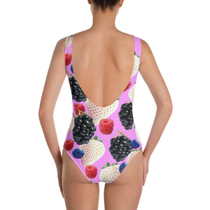 "Berries" One-Piece Swimsuit - vegan-styles