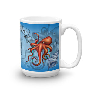 Vegan-Styles "Keep Ocean Clean" Octopus Mug - vegan-styles