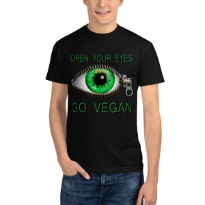 "Open Your Eyes" Sustainable T-Shirt - vegan-styles
