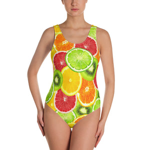 "Citrus" One-Piece Swimsuit - vegan-styles