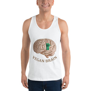 " Vegan Brain" Classic tank top (unisex) - vegan-styles