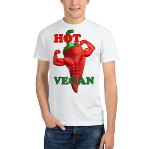 "Hot Vegan" Sustainable T-Shirt - vegan-styles