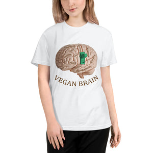 "Vegan Brain" Unisex Eco Tee - vegan-styles