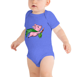 '' Piggy '' Baby bodysuit - vegan-styles