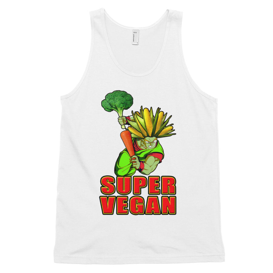 "Super Vegan" tank top (unisex) - vegan-styles