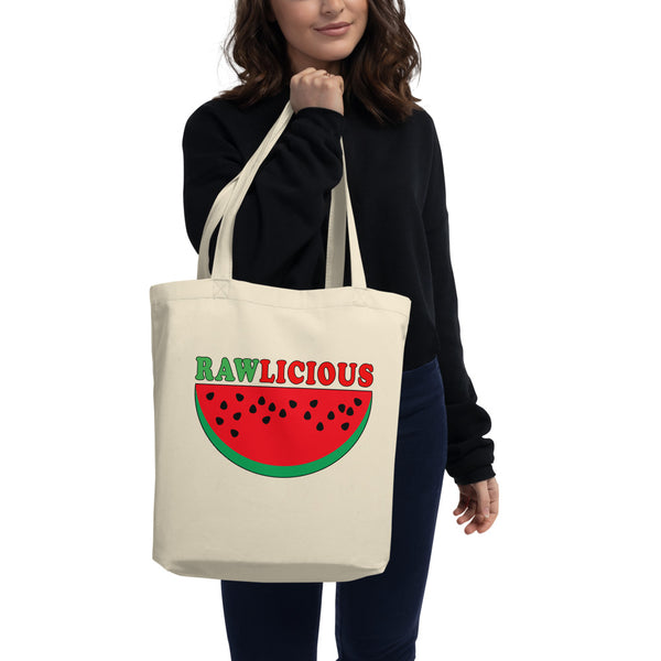 '' Rawlicious'' Eco Tote Bag - vegan-styles
