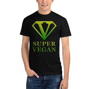 "Super Vegan" Sustainable T-Shirt - vegan-styles