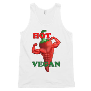 "Hot Vegan" tank top (unisex) - vegan-styles