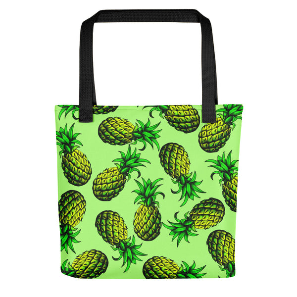 '' Green pineapples'' Tote bag - vegan-styles